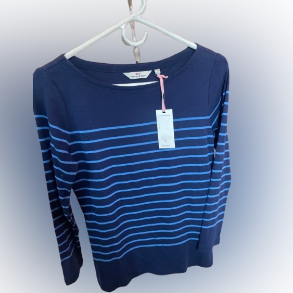 Vineyards and vibe striped top